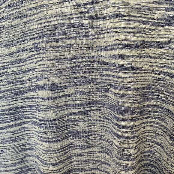 Olive + Oak Women's Large Dolman Tunic Bonee Dress Sheer Marled Blue New - Picture 2 of 6